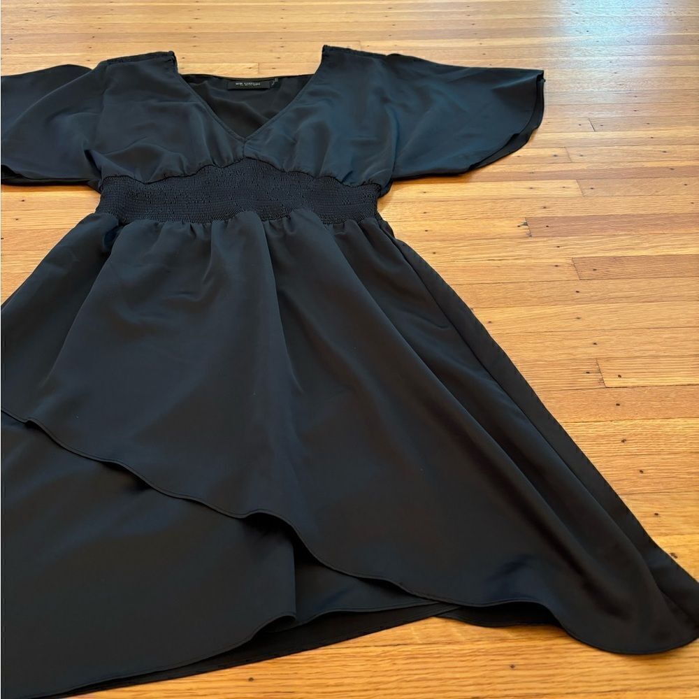 MM Couture by Miss Me black short sleeve dress